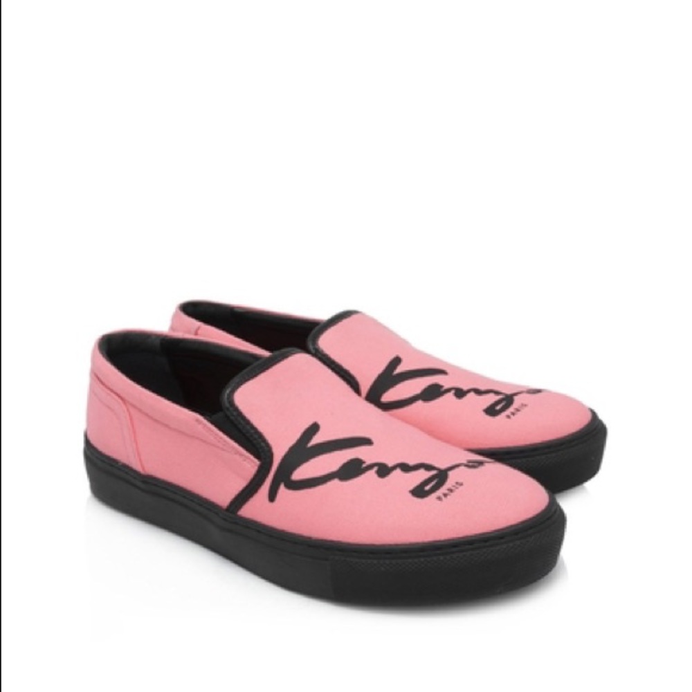 KENZO PARIS SIGNATURE SLIP ON SHOES NIB